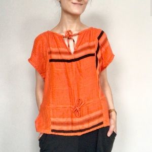 Ace & Jig Vermillion Double Gauze Tunic